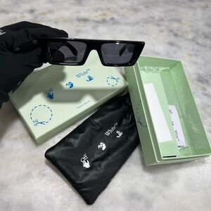 OFF-WHITE Marfa Rectangular Frame Sunglasses